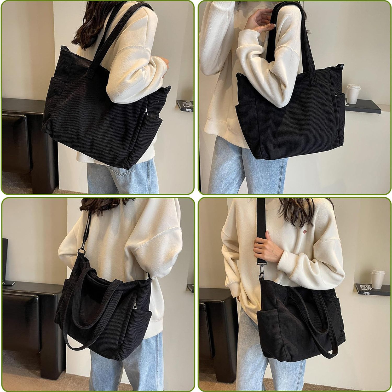 Bextsrack Schultertasche Damen Umhängetasche Große Shopper Handtasche Tote Bag Strandtasche, Weihnachtsgeschenk,Geburtstagsgeschenk,Valentinstag geschenk frau