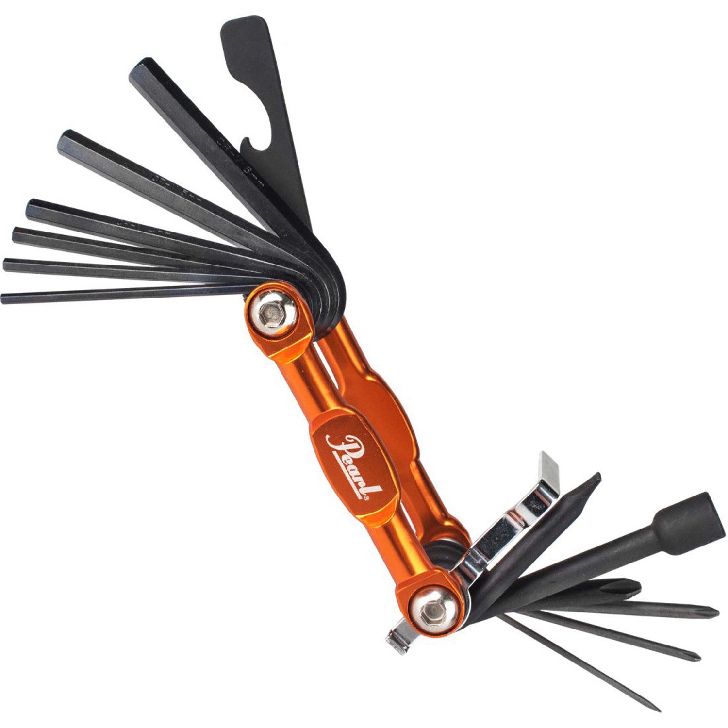 Pearl Drums Schlagzeug Pearl PTT13 Tool Universal-Werkzeug mit Schlagzeugstöcken,Werkzeug für Drummer, Multiwerkzeug mit Sticks 