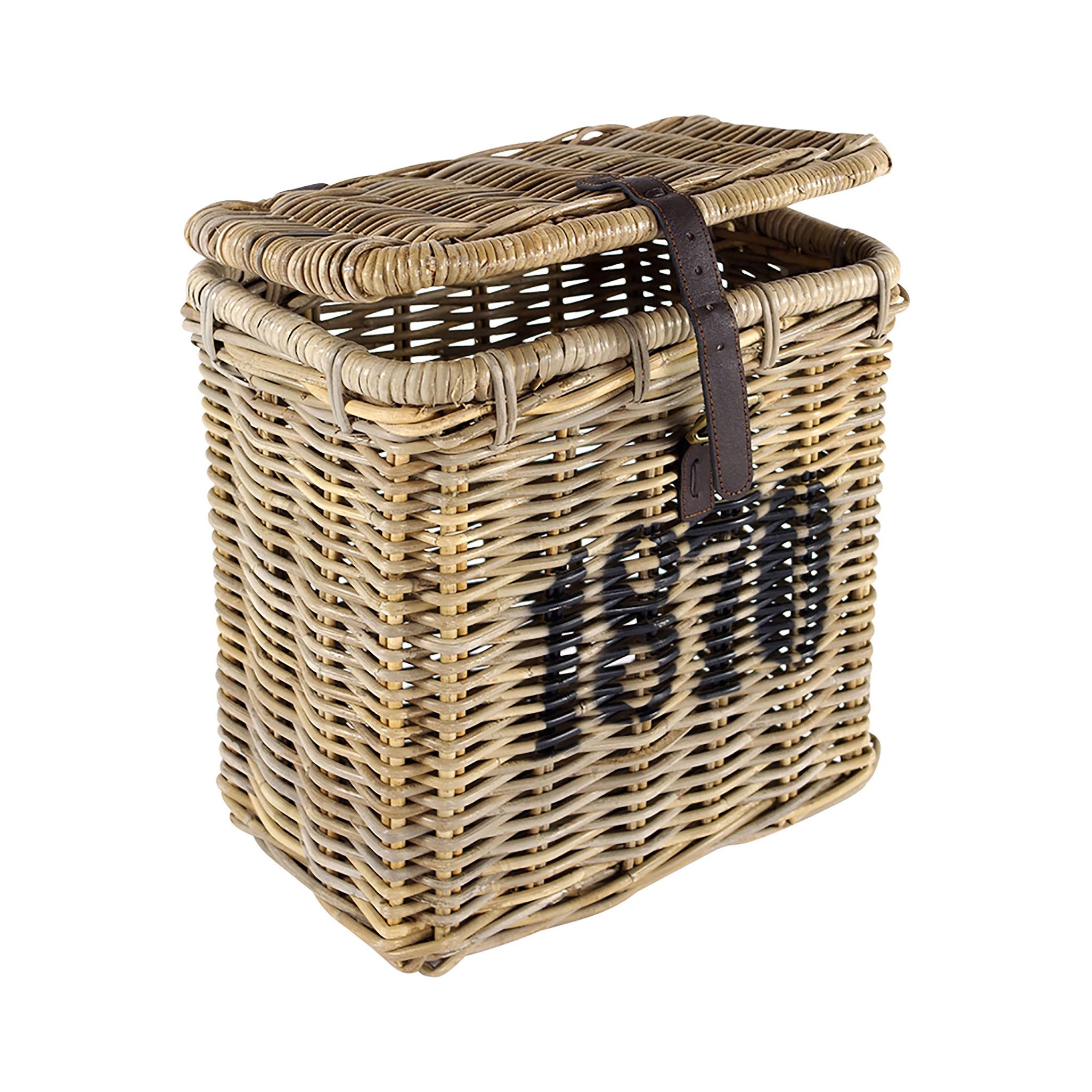 Ezvsevuo Aufbewahrungskorb Wasserhyazinthe - 28,5x20x14cm Mit Deckel