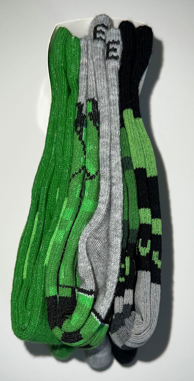 Minecraft Freizeitsocken MINECRAFT Kindersocken Jungen + Mädchen 6 Paar Gr.27/30 35/38 39/42 Minecraft Socken Kinder Jugendliche Jungen Mädchen