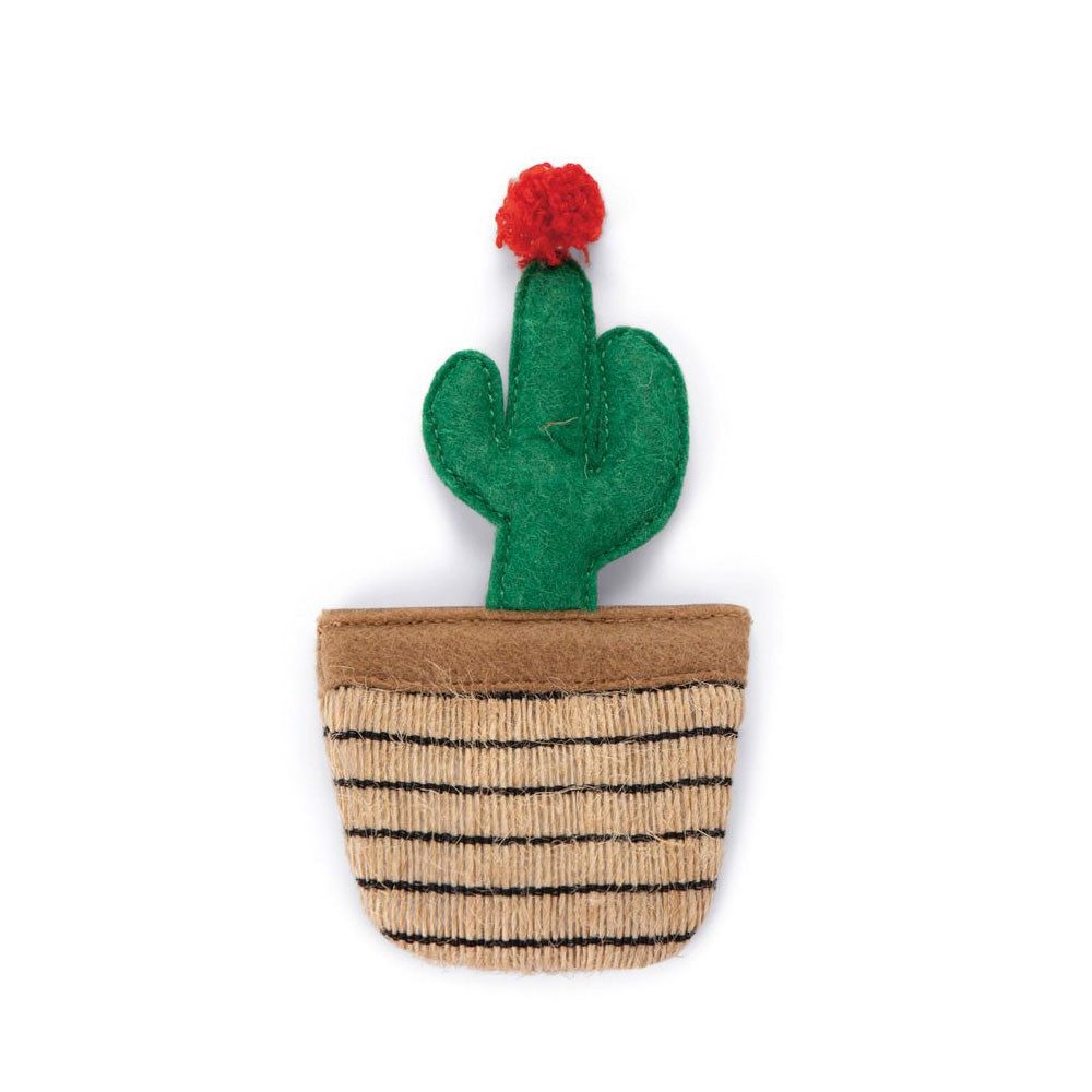 Beeztees Tierkuscheltier Beeztees Catnip Katzenspielzeug Kaktus Variante: Ota (rot)