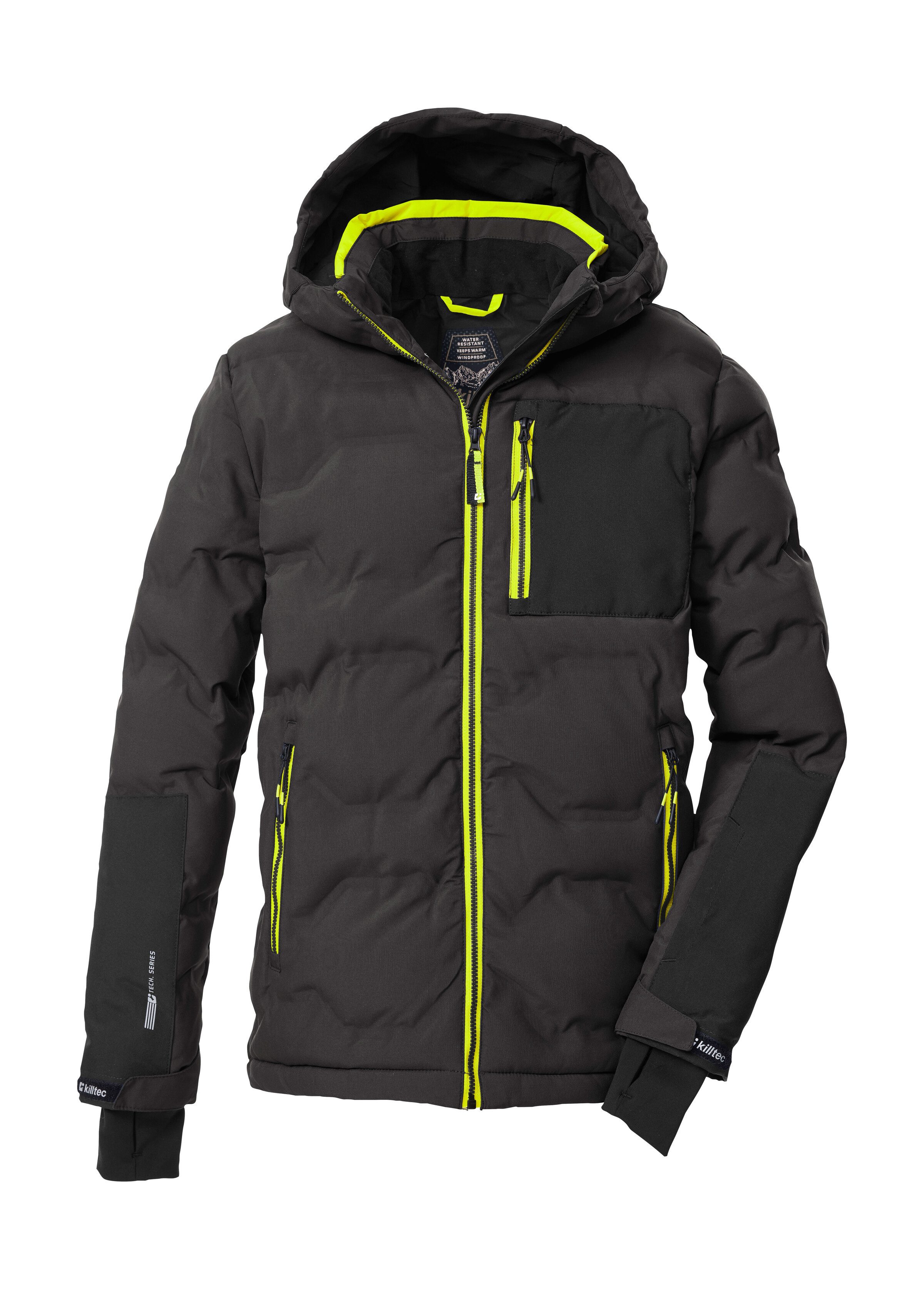 Killtec Steppjacke KSW 203 BYS QLTD JCKT Winddichte Kinderjacke mit 10.000 mm Wassersäule, verstellbarer Kapuze