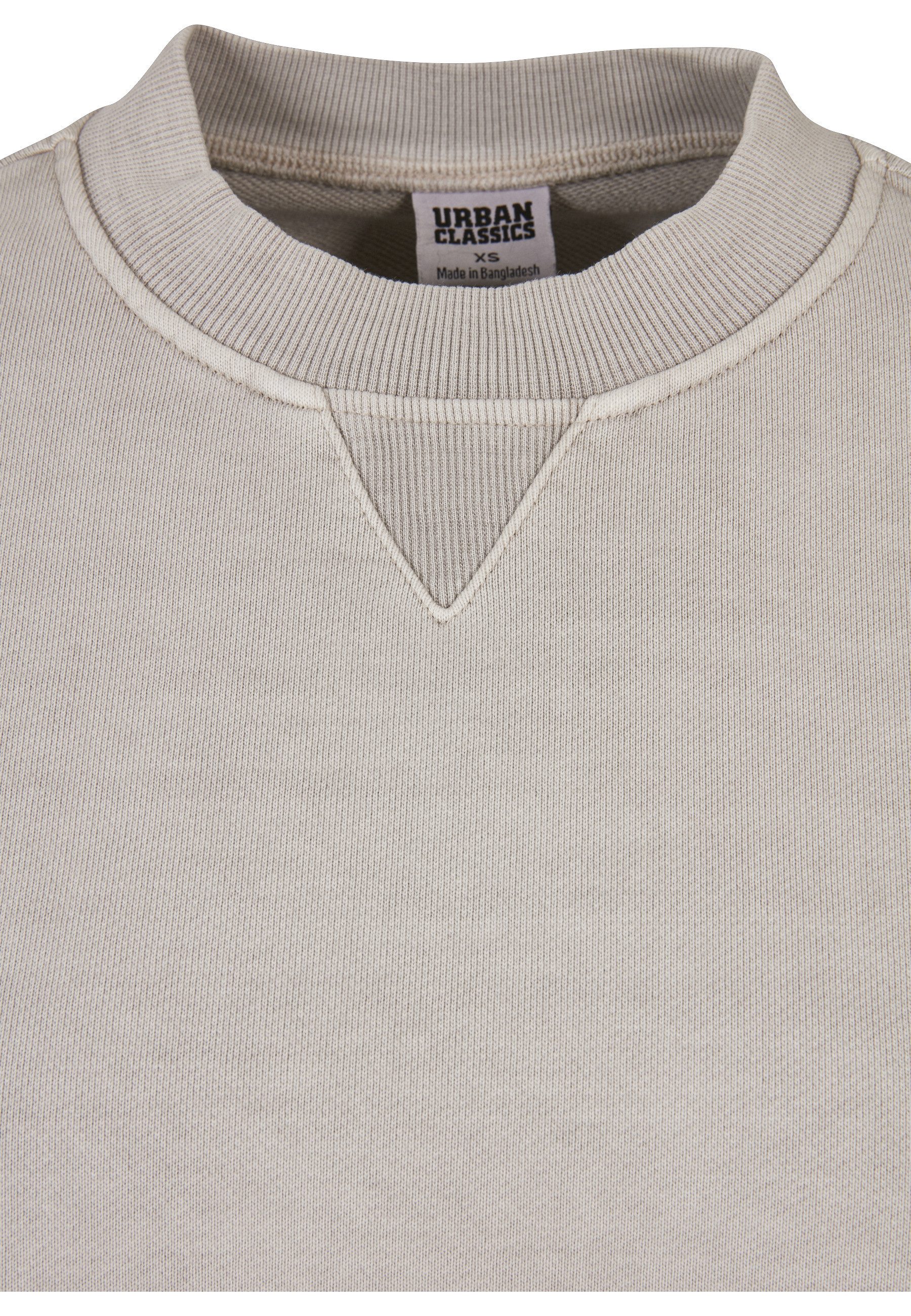 URBAN CLASSICS Sweater Urban Classics Damen Ladies Heavy Terry Garment Dye Crewneck (1-tlg)