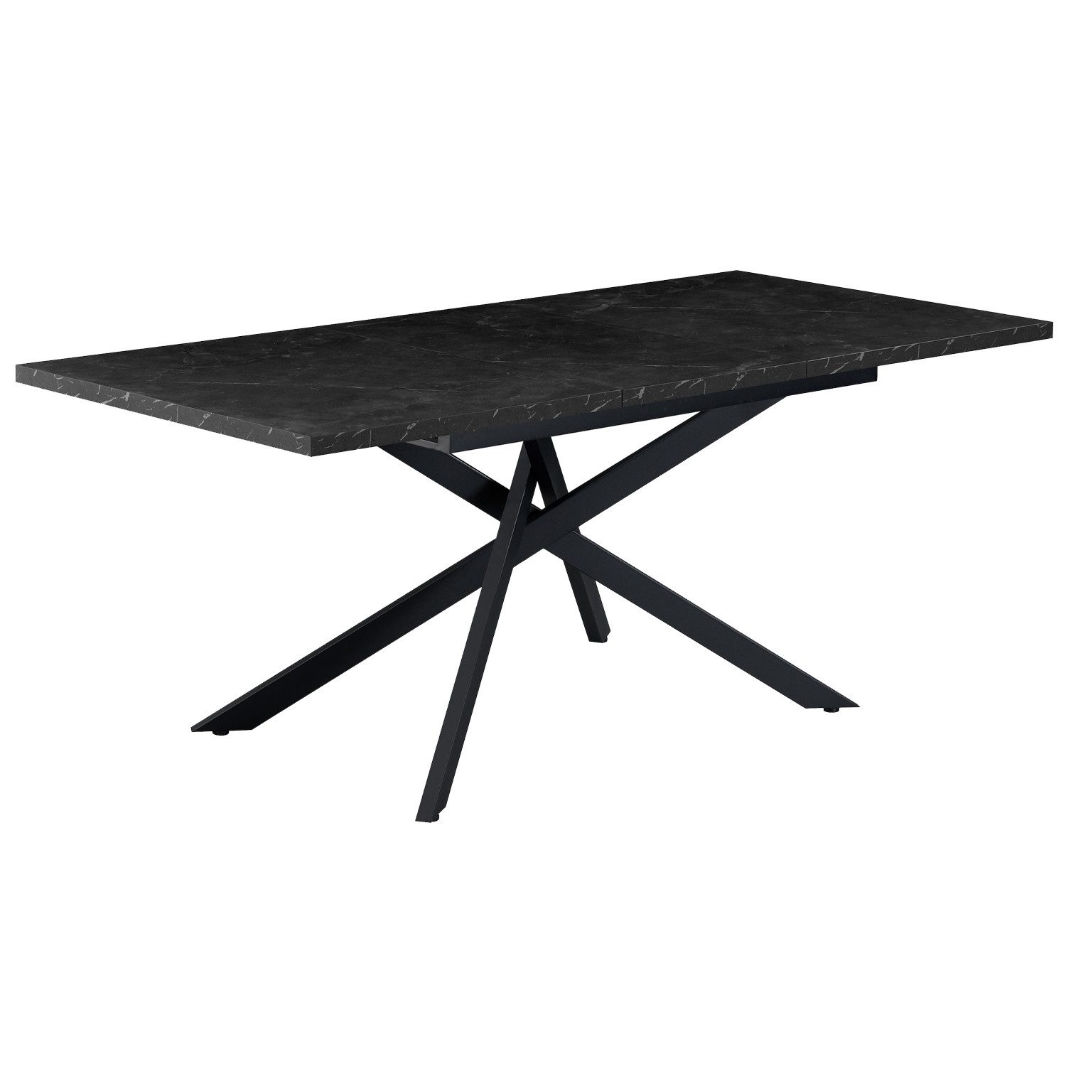 B&D home Esstisch Ausziehtisch LARS, X-Gestell, günstig online kaufen