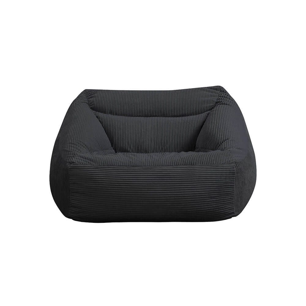 HOME DELUXE Sitzsack Sessel COZY (1 St), Cord Sitzsack, Beanbag, Bodenkissen, Couch