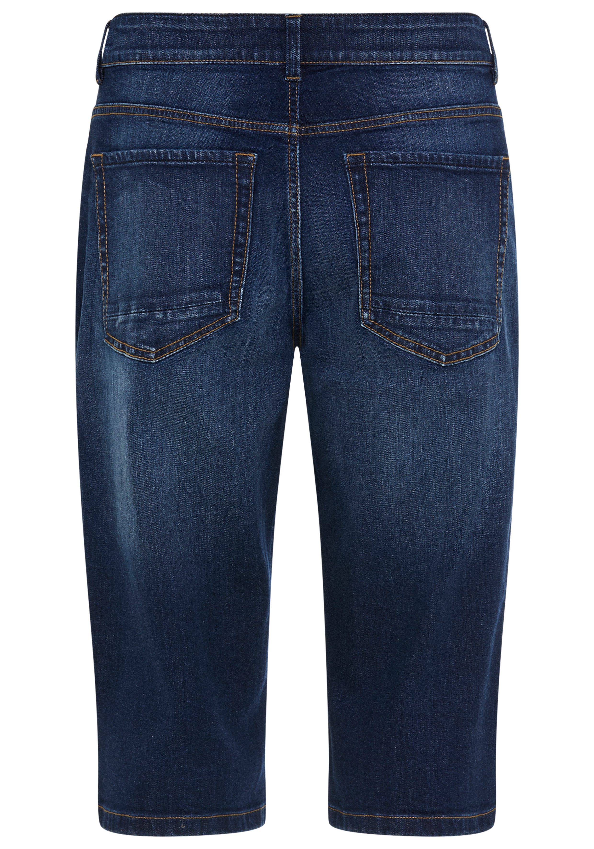 Man's World Plus Jeansbermudas Große Größen gerade geschnittenes Bein, normale Leibhöhe, Regular-Fit