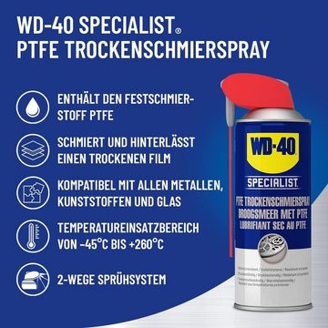 WD-40 Schmierfett Trockenschmierspray Smart Straw 12x400ml, 4800 ml, (12-St)