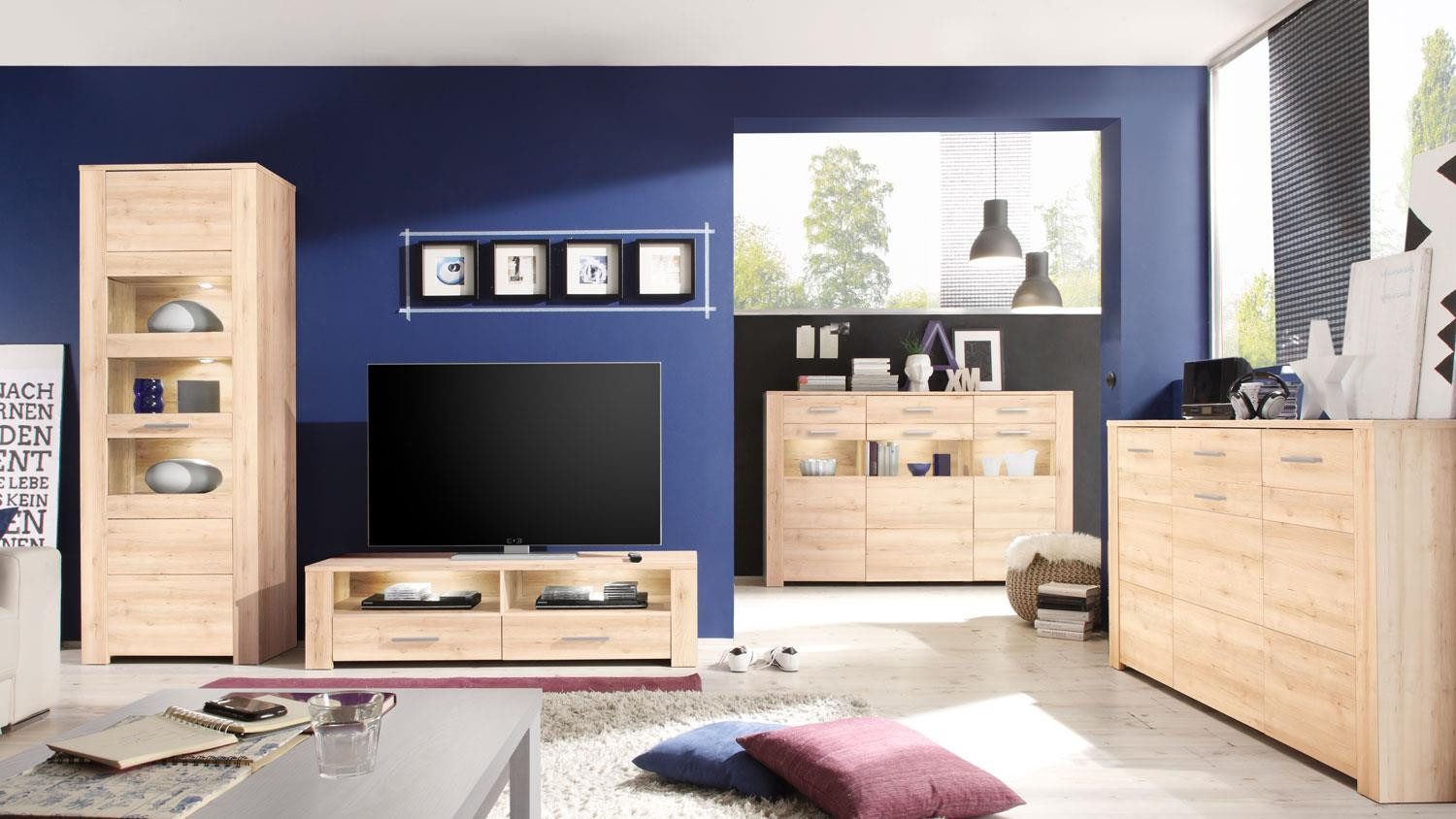 Bega Consult Lowboard Lowboard Time Edelbuche TV-Board 150 cm