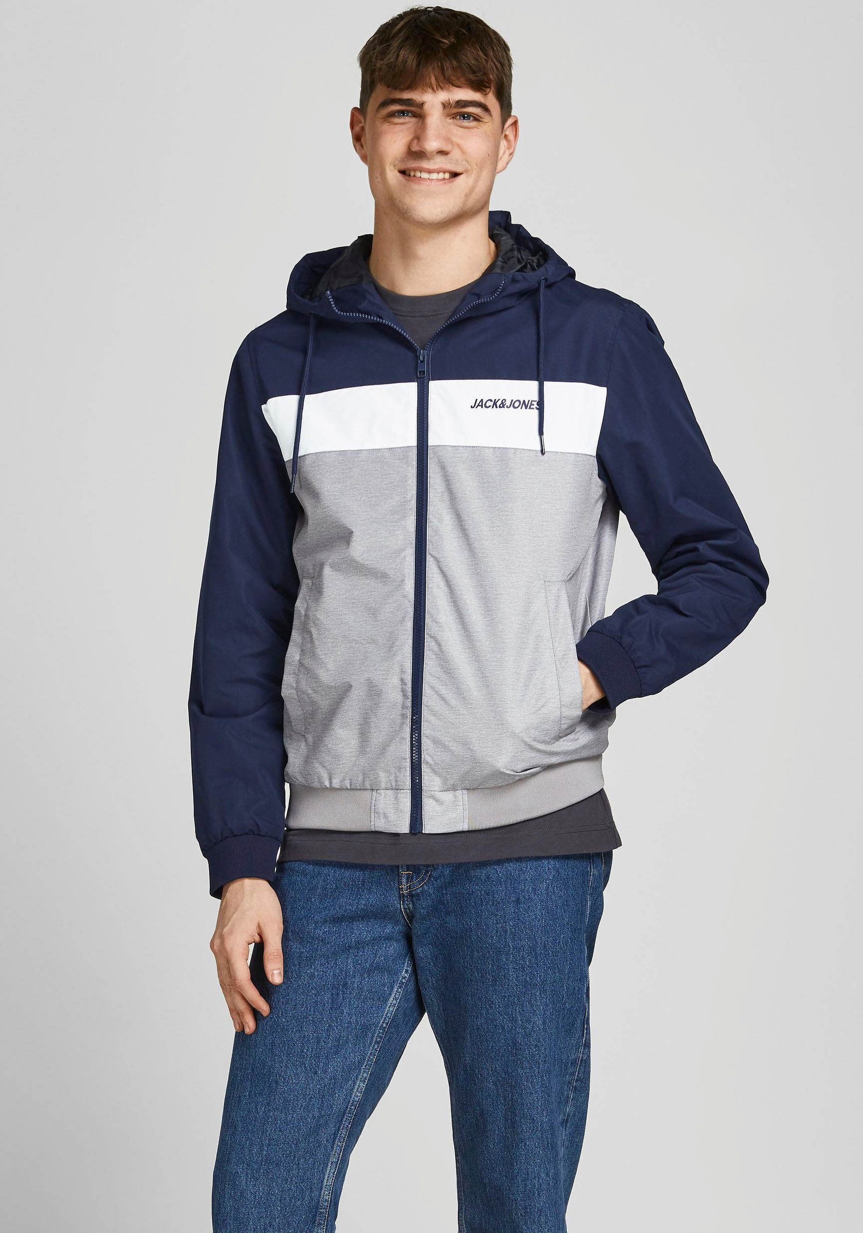 Jack & Jones Windbreaker RUSH BLOCKING HOOD BOMBER