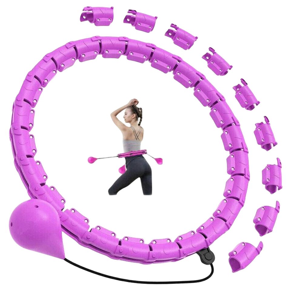 MDHAND Hula-Hoop-Reifen für Erwachsene und Kinder, abnehmbarer (1-tlg), Geeignet für Gewichtsabnahme/Massage/Fitness/Training/Bauchformung | Hula-Hoop-Reifen