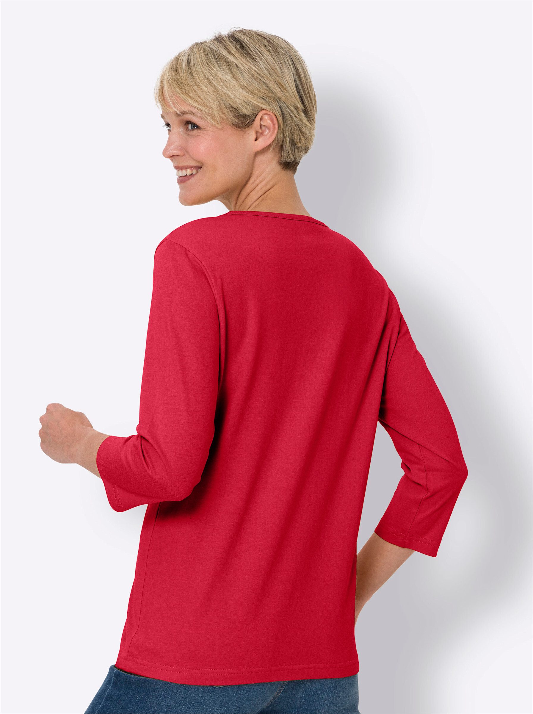 Classic Basics 3/4-Arm-Shirt "3/4-Arm-Shirt" 1 Stk. tlg. günstig online kaufen