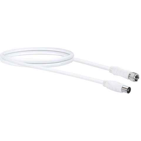 Schwaiger KVCKHQ181 532 SAT-Kabel, F-Stecker, (150 cm), 2-fach geschirmt