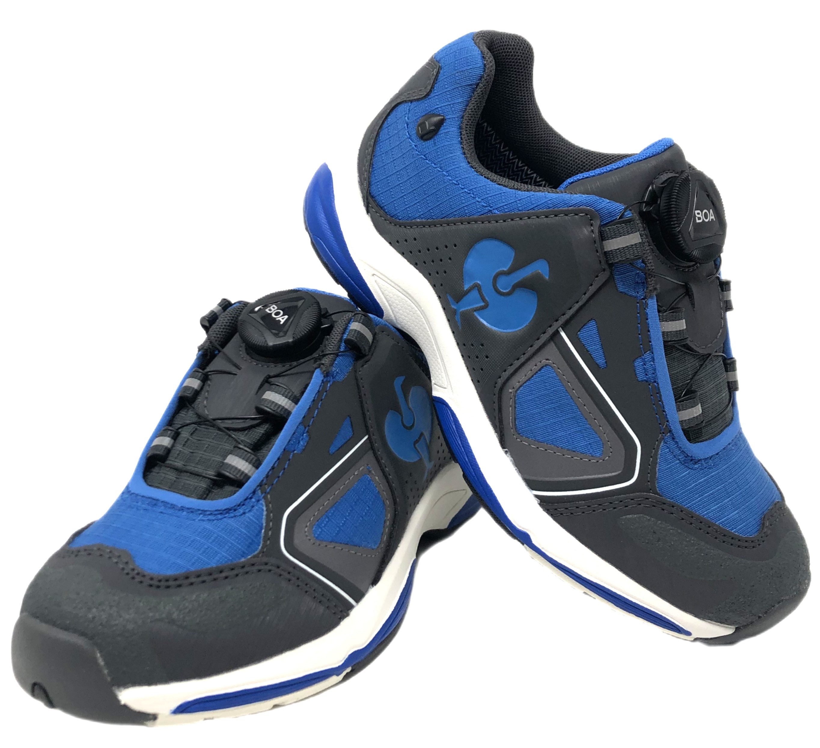 Engelbert Strauss Allroundschuhe für Kinder Minkar blau/grau/weiß wasserdicht Outdoorschuh wasserdicht
