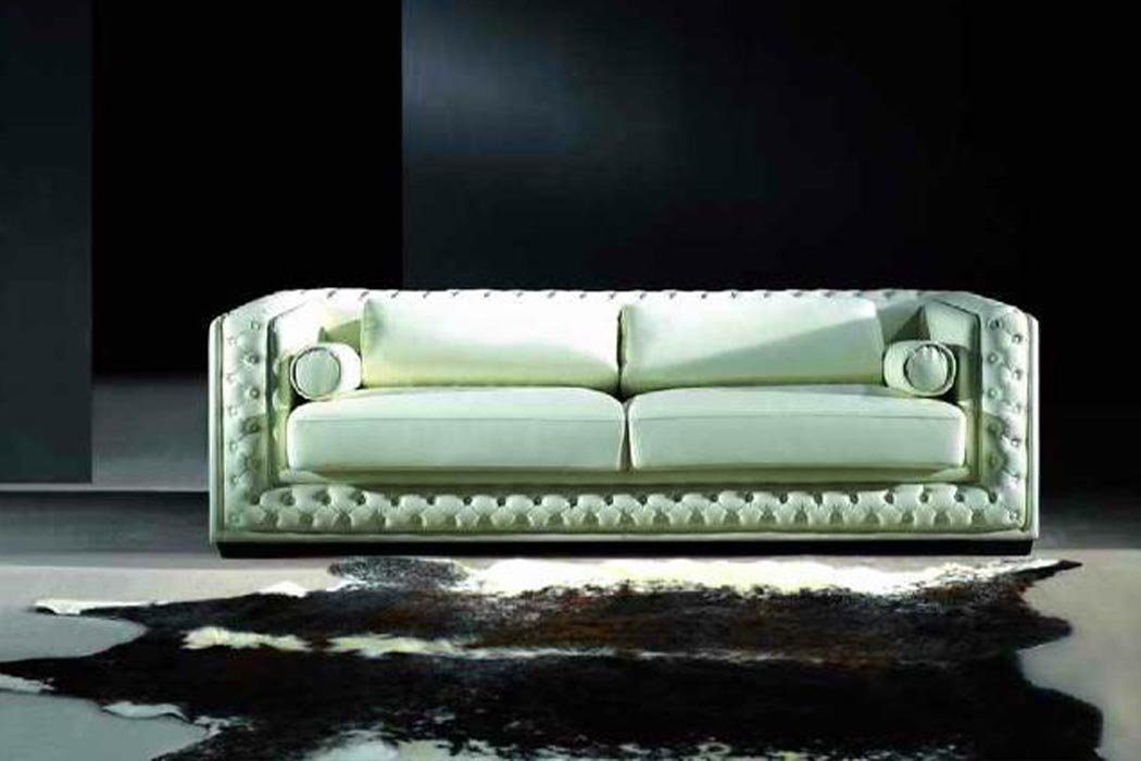 JVmoebel Sofa, Chesterfield Ledersofa Sofa 3 Sitzer Sofas Couchen Chesterfield Leder