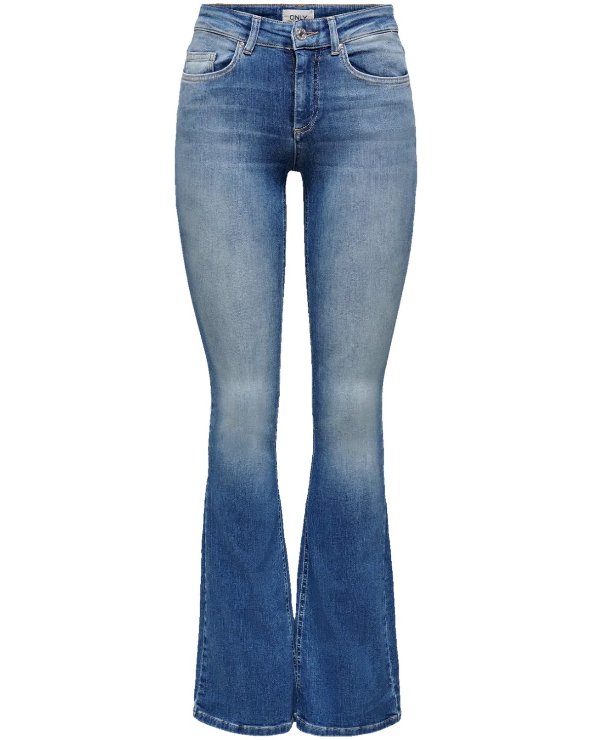 ONLY Schlagjeans casual Mid Waist Flared Jeans günstig online kaufen