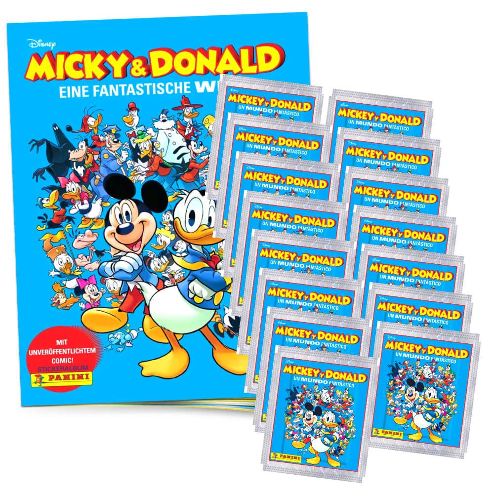 Sammelkarte Mickey & Donald Sticker - Fantastische Welt Sammelsticker (2025)