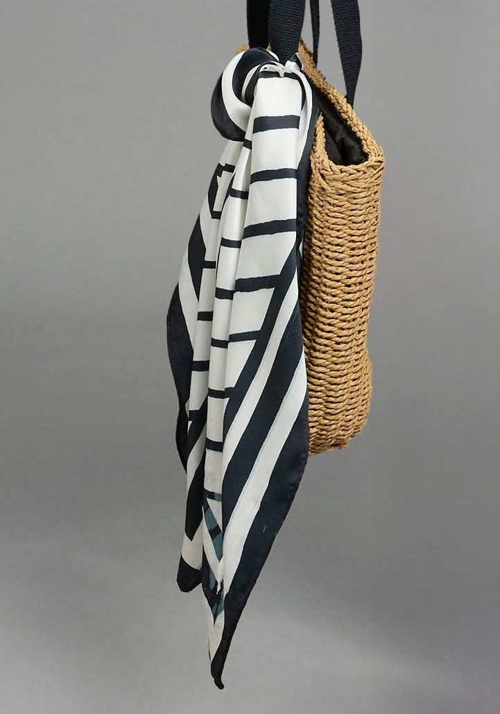 Laura Scott Nickituch, mit modischem Streifen-Allover-Druck - NEW