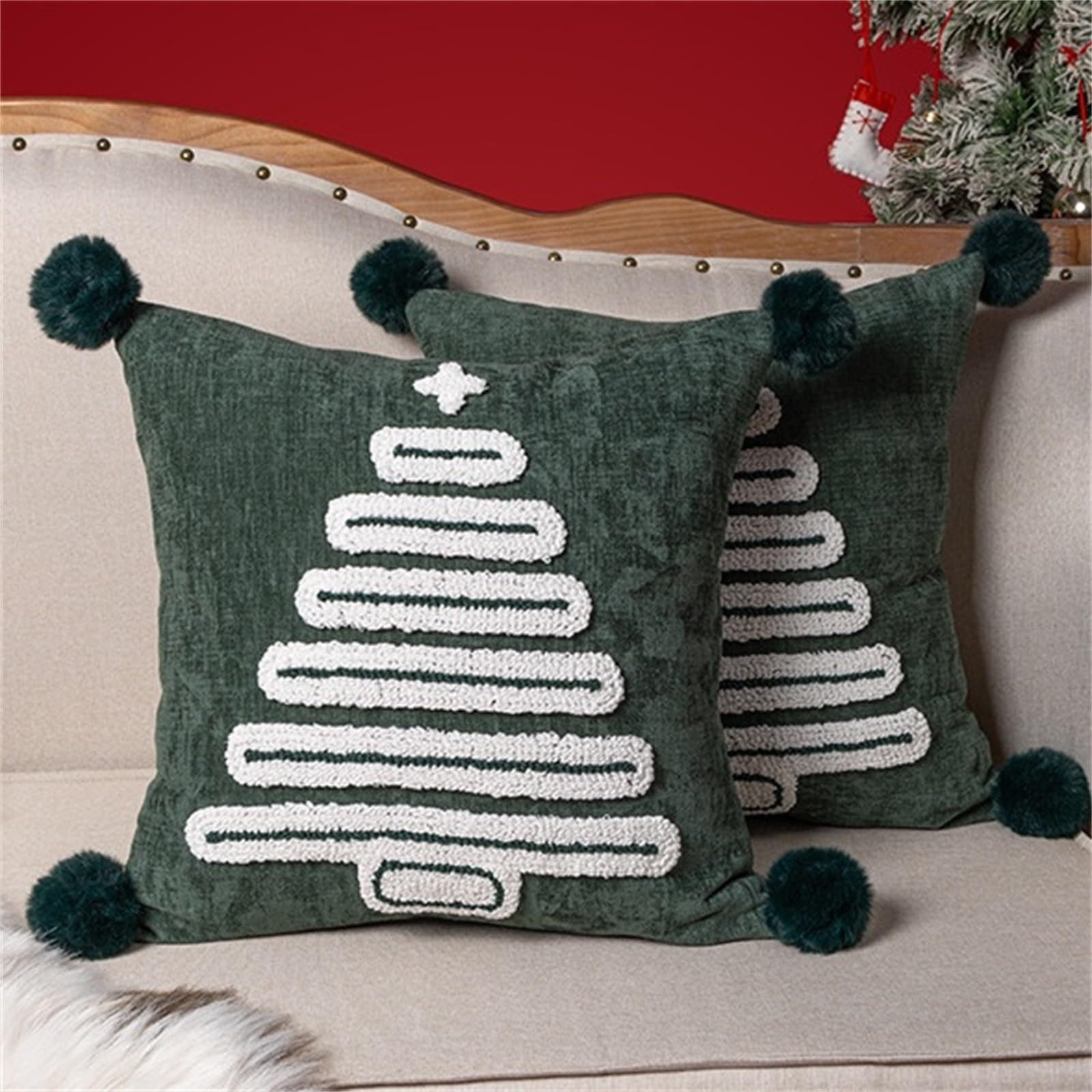 CLTYQ Kissenbezug Weihnachten 2 Stück, Weihnachtsdeko günstig online kaufen