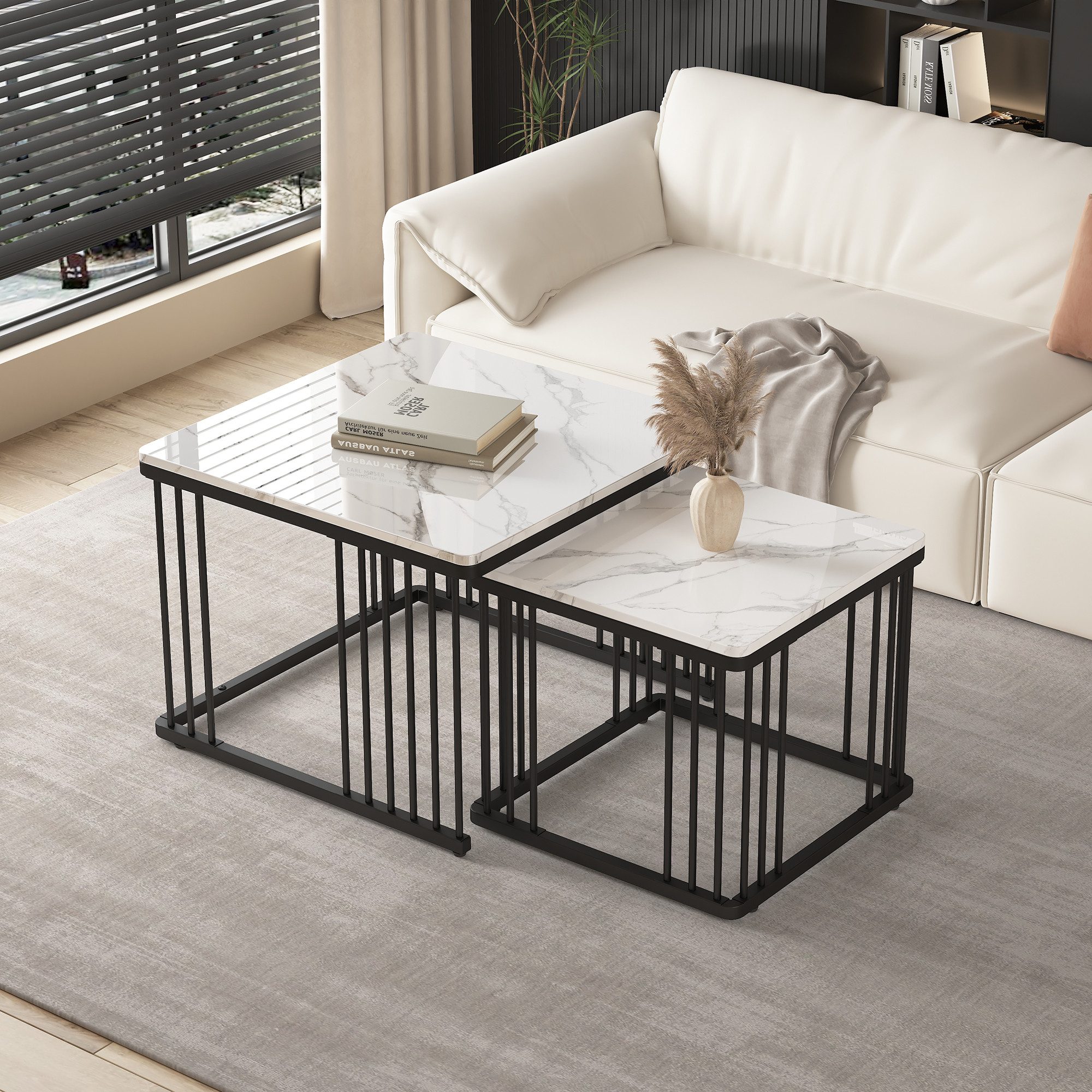 HAUSS SPOLE Couchtisch quadratisches 2-teiliges Set, günstig online kaufen