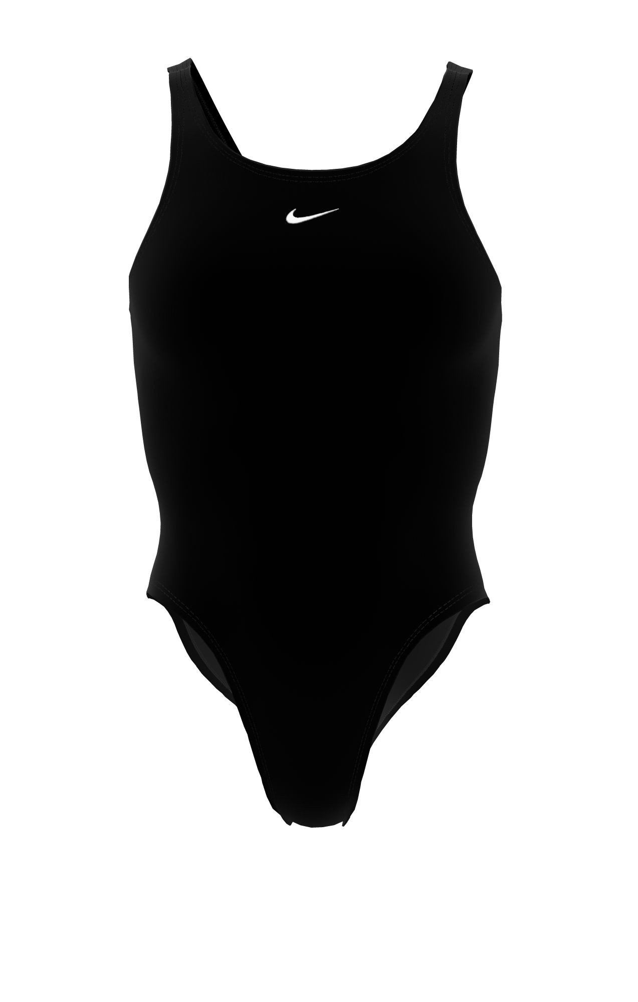 Nike Badeanzug FASTBACK ONE PIECE SMU breite nahtlose V-Rückenträger, vollständige Poabdeckung