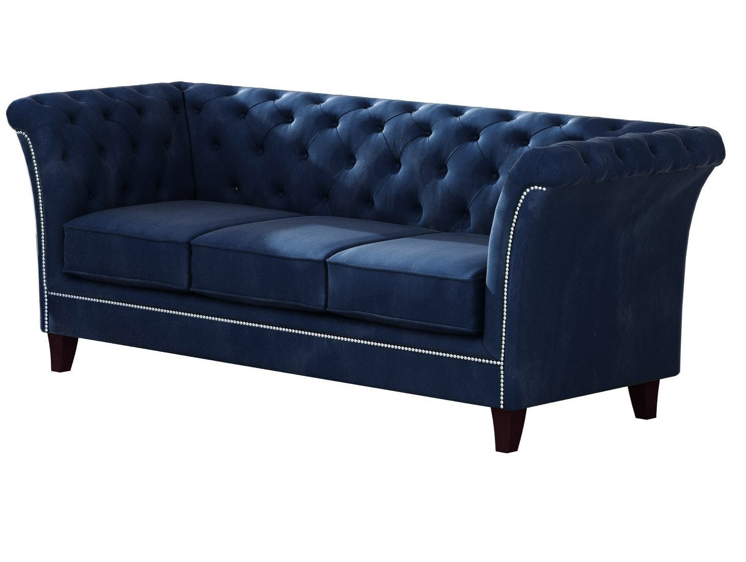 S-Style Möbel Chesterfield-Sofa 3-Sitzer Rainsburg aus günstig online kaufen