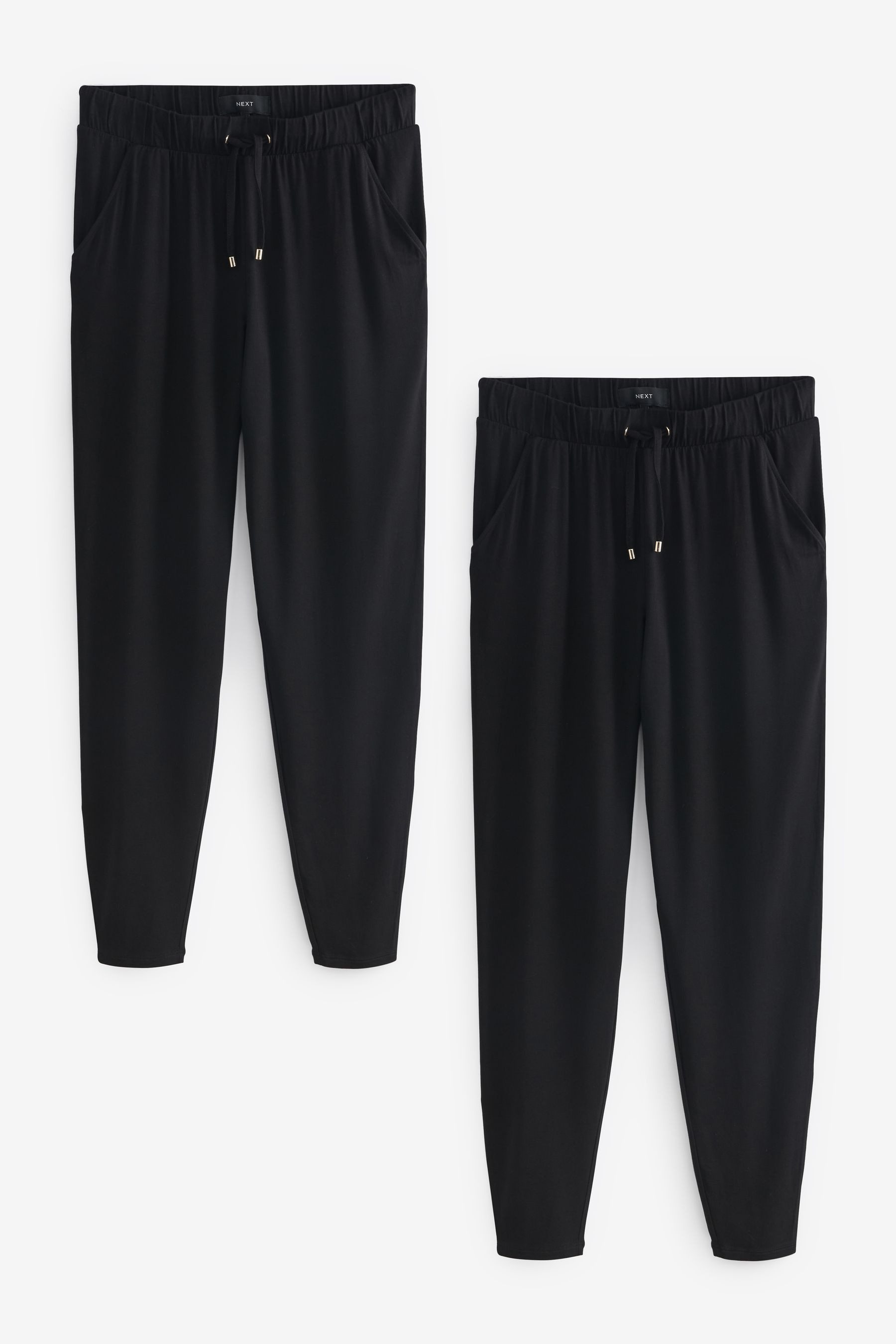 Jogginghose Jersey-Jogginghose, 2er-Pack