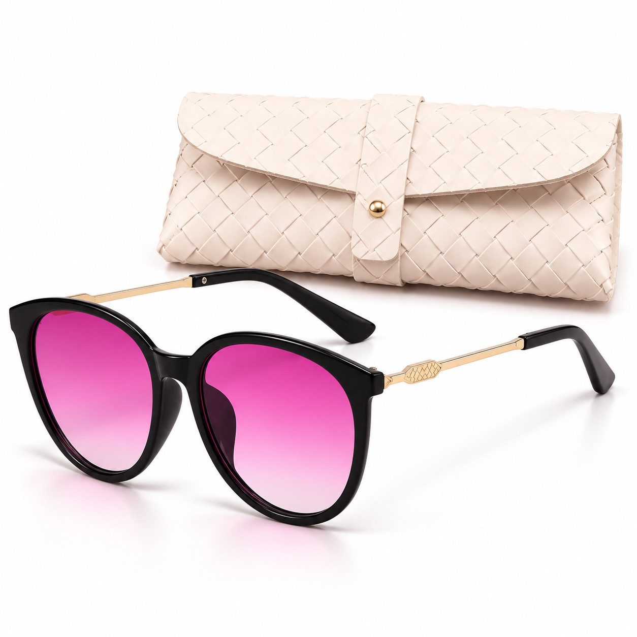NEXORA Sonnenbrille Damen Sonnenbrille – Cat-Eye Sonnenbrille modisch & elegant Trendige Damen-Sonnenbrille als stilvoller Begleiter für sonnige Tage