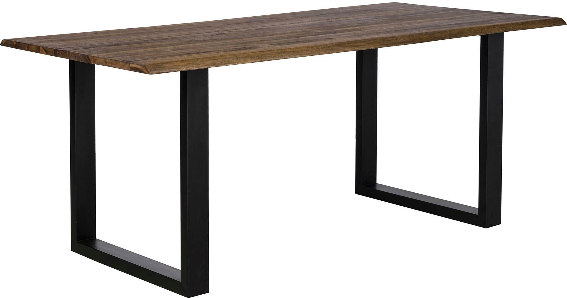 SalesFever Esstisch Design Esstisch für stilvolles Ambiente, mit echter Baumkante