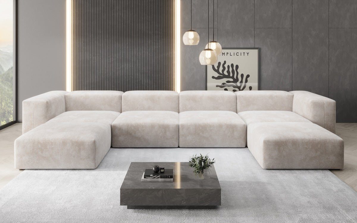 Luxusbetten24 Sofa Designer U Sofa Snug, günstig online kaufen