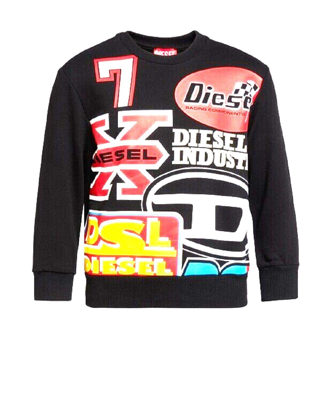 Diesel Rundhalspullover Diesel Kinder Pullover, Diesel Spebs Over Felpa Sweatshirt