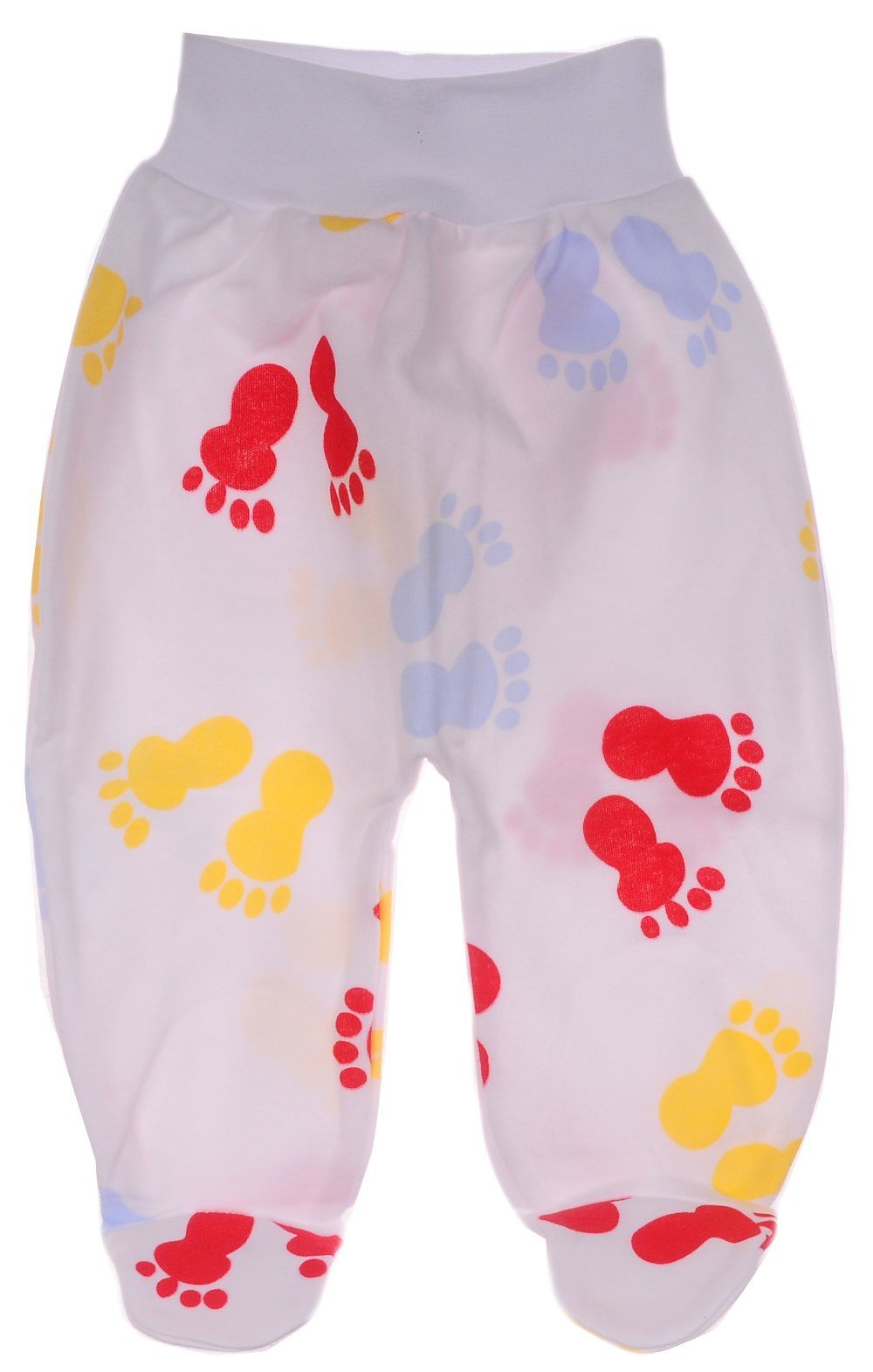 Schlupfhose Babyhose Baby Hosen mit Fuß aus Baumwolle in verschiedenen Farben nach Wahl, 44 50 56 62 68 74 80 86