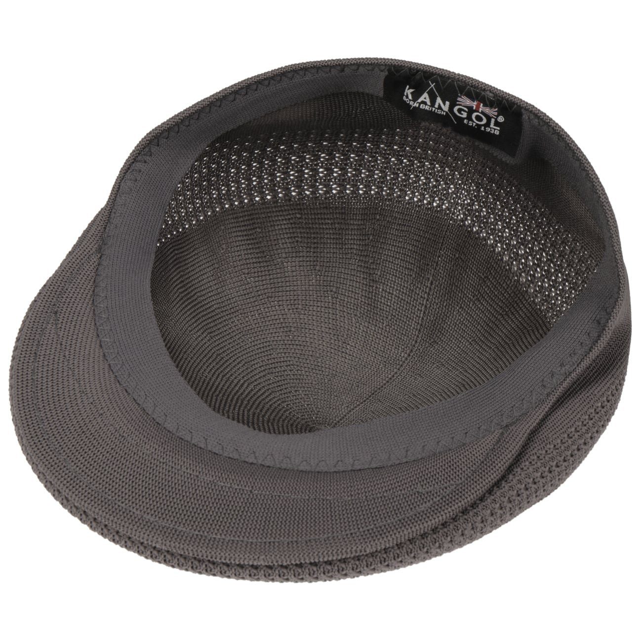 Kangol Flat Cap (1-St) Schiebermütze mit Schirm