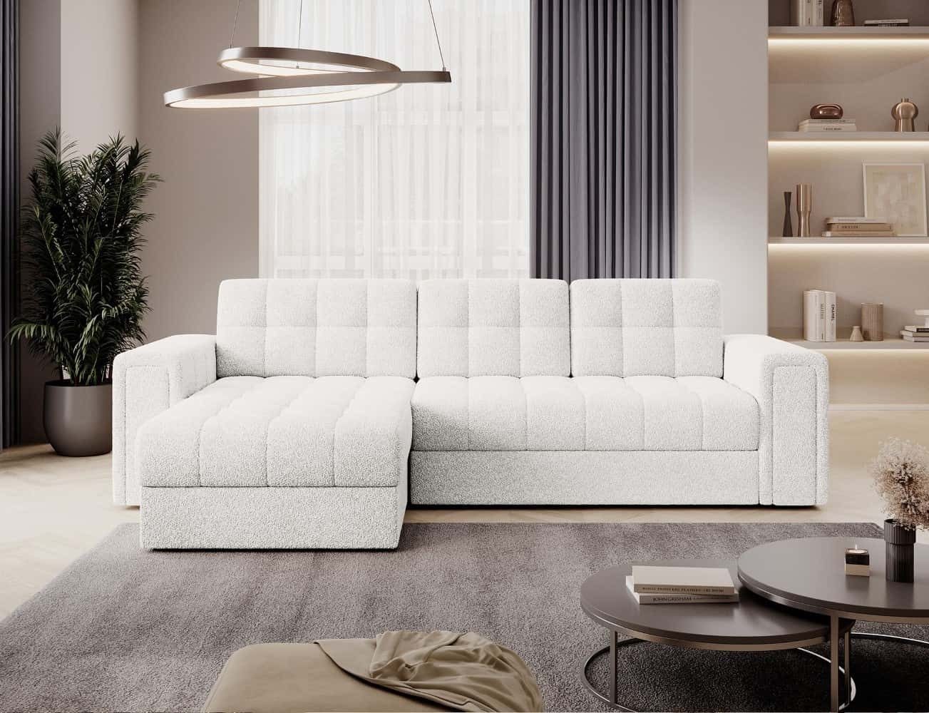Eltap Ecksofa Blenvi, mit Schlaffunktion, Bettkasten