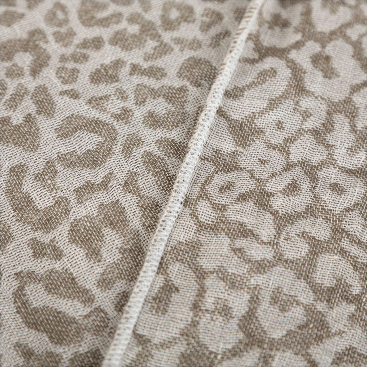 Rasch TEXTIL Stoff Rasch Textil Dekostoff Leinen Inbetween Safari Leomuster taupe 300cm, überbreit