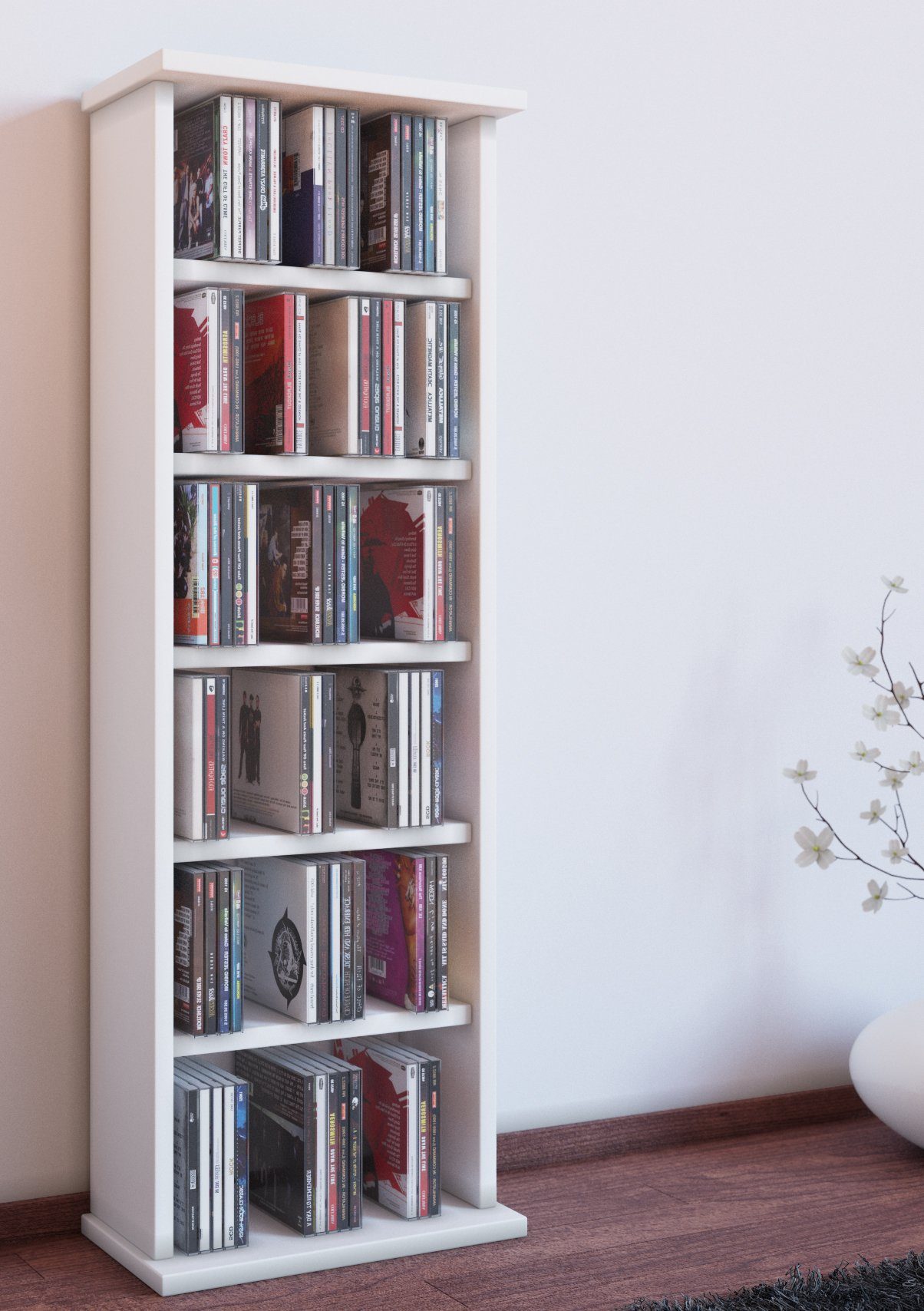 VCM CD-Regal Holz CD DVD Stand günstig online kaufen