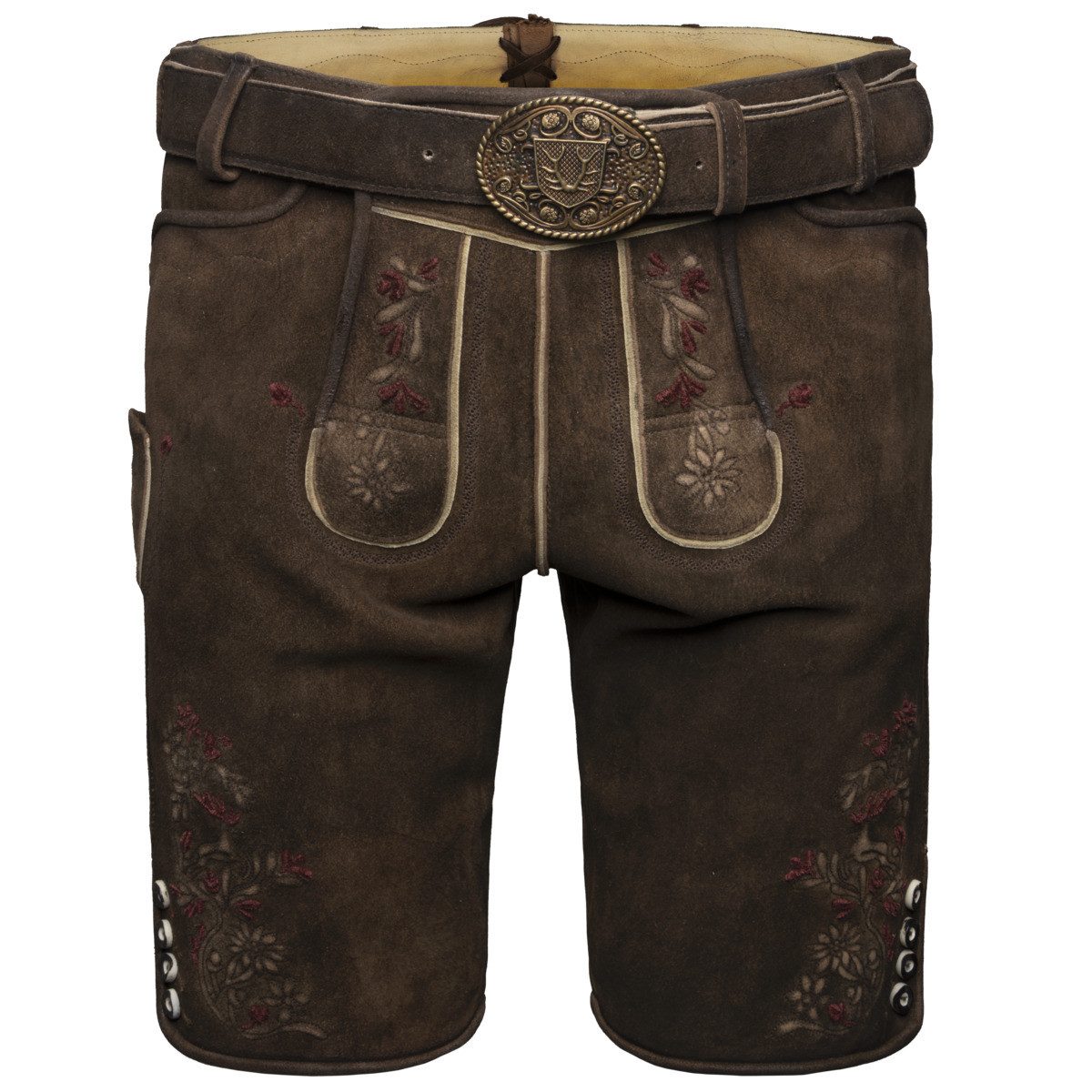 Krüger Trachtenlederhose Olivier mit Gürtel Herren günstig online kaufen