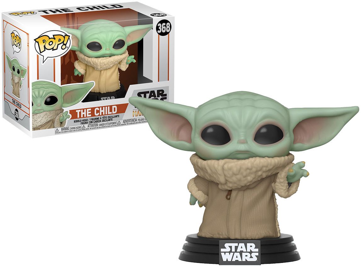 Funko Actionfigur Funko POP Star Wars Mandalorian The Child Grogu, mit Wackelkopf