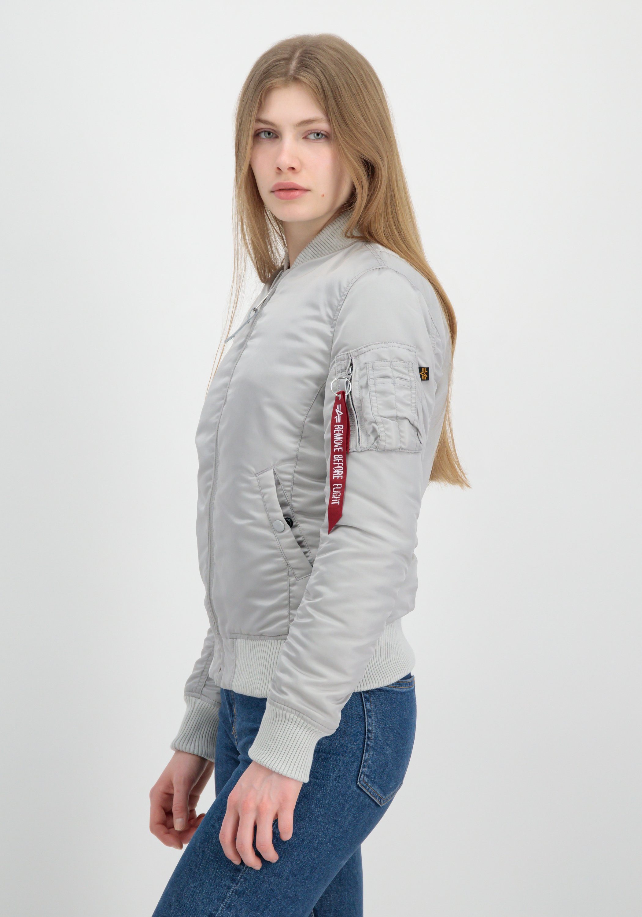 Jackets Alpha Bomberjacke MA-1 VF Industries & Alpha - 59 grey Bomber Wmn Flight Women Industries