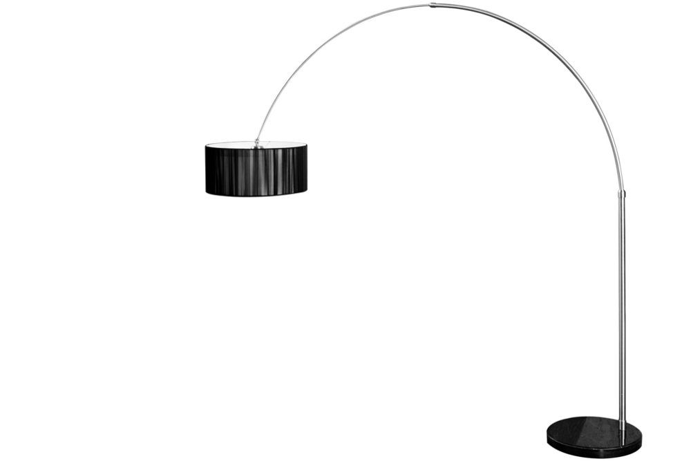 verstellbar Bogenlampe · ohne 230cm Metall schwarz, Leuchtmittel, · EXTENSO Modern riess-ambiente · Design Wohnzimmer