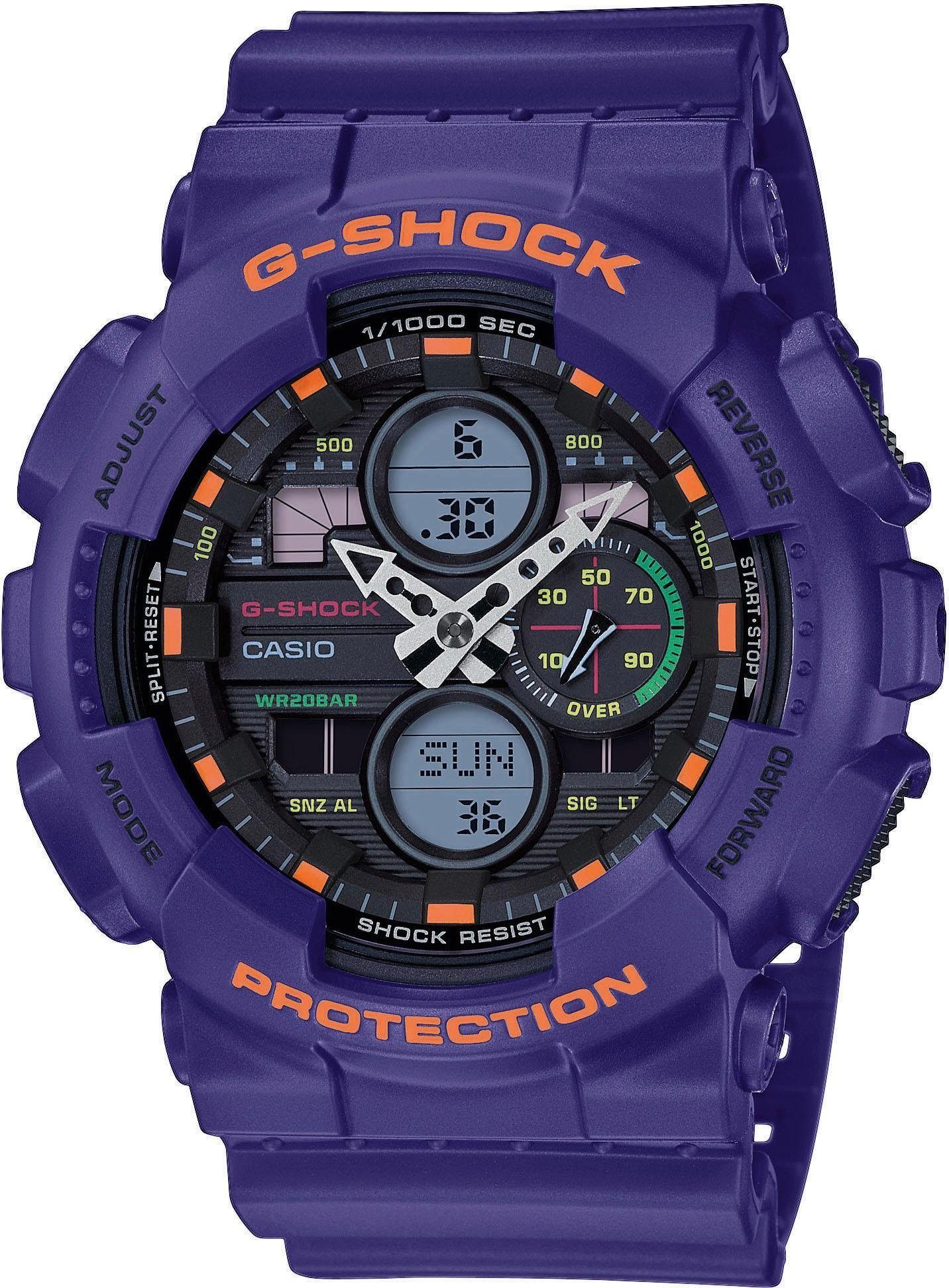 CASIO G-SHOCK Chronograph GA-140-6AER, Quarzuhr,Armbanduhr,Herrenuhr,digita günstig online kaufen
