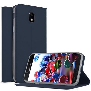 CoolGadget Handyhülle Magnet Case Handy Tasche für Samsung Galaxy J3 2017 5 Zoll, Hülle Klapphülle Ultra Slim Flip Cover für Samsung J3 2017 Schutzhülle