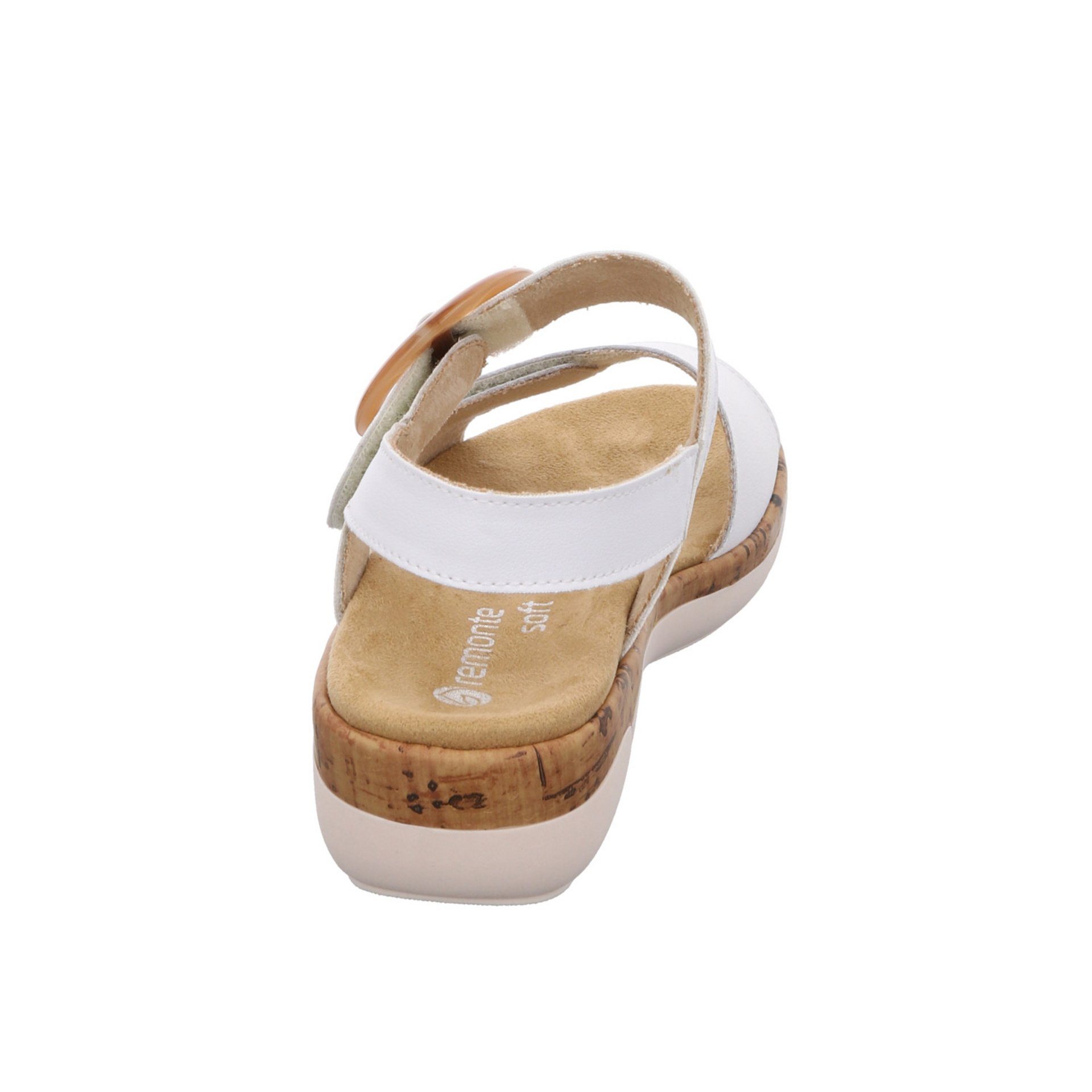 Damen Sandalen Bequem Freizeit Sandale Sandale weiss/weiss Remonte (18704007) Synthetik Fußbett