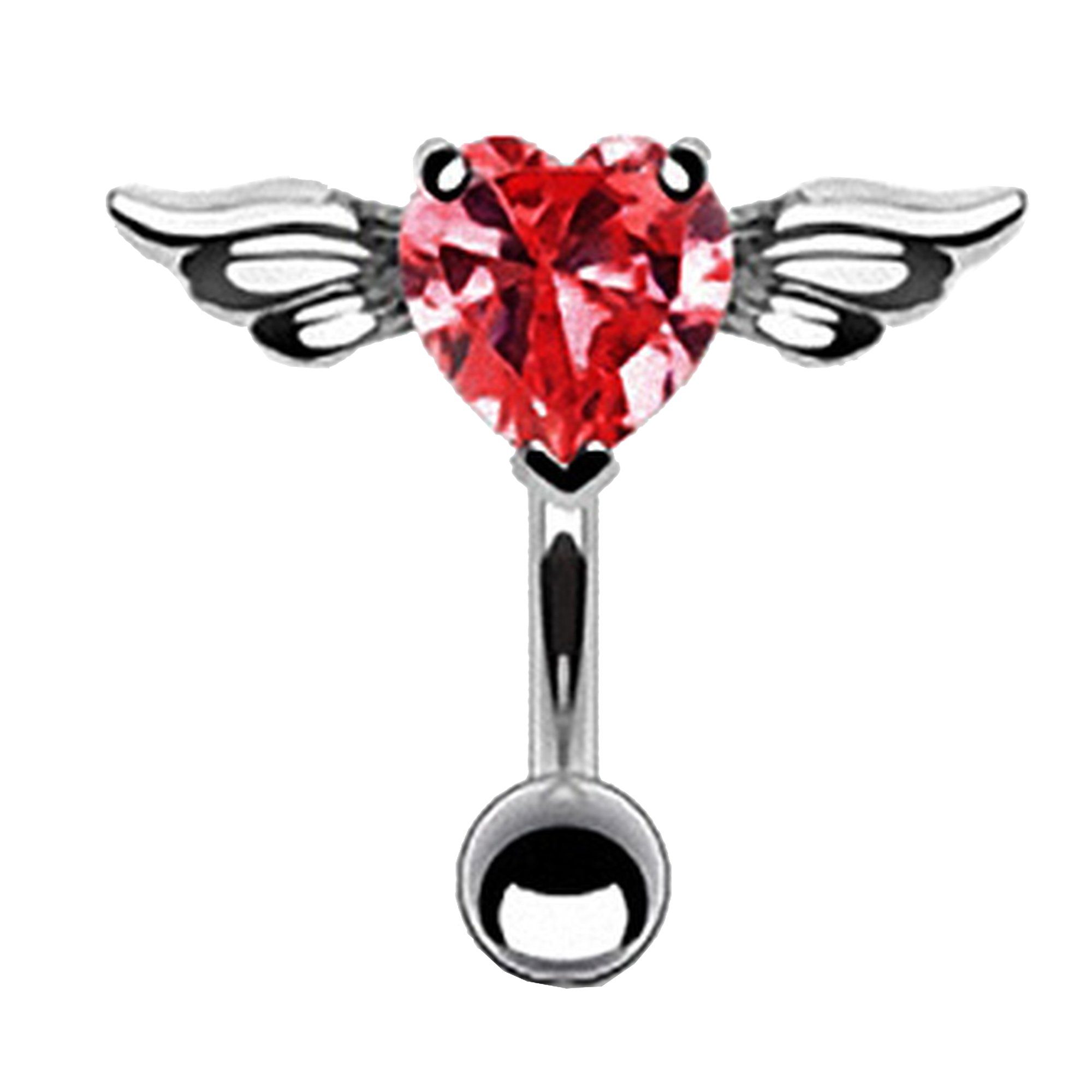 Taffstyle Bauchnabelpiercing Piercing Chirurgenstahl Kristall Flying günstig online kaufen