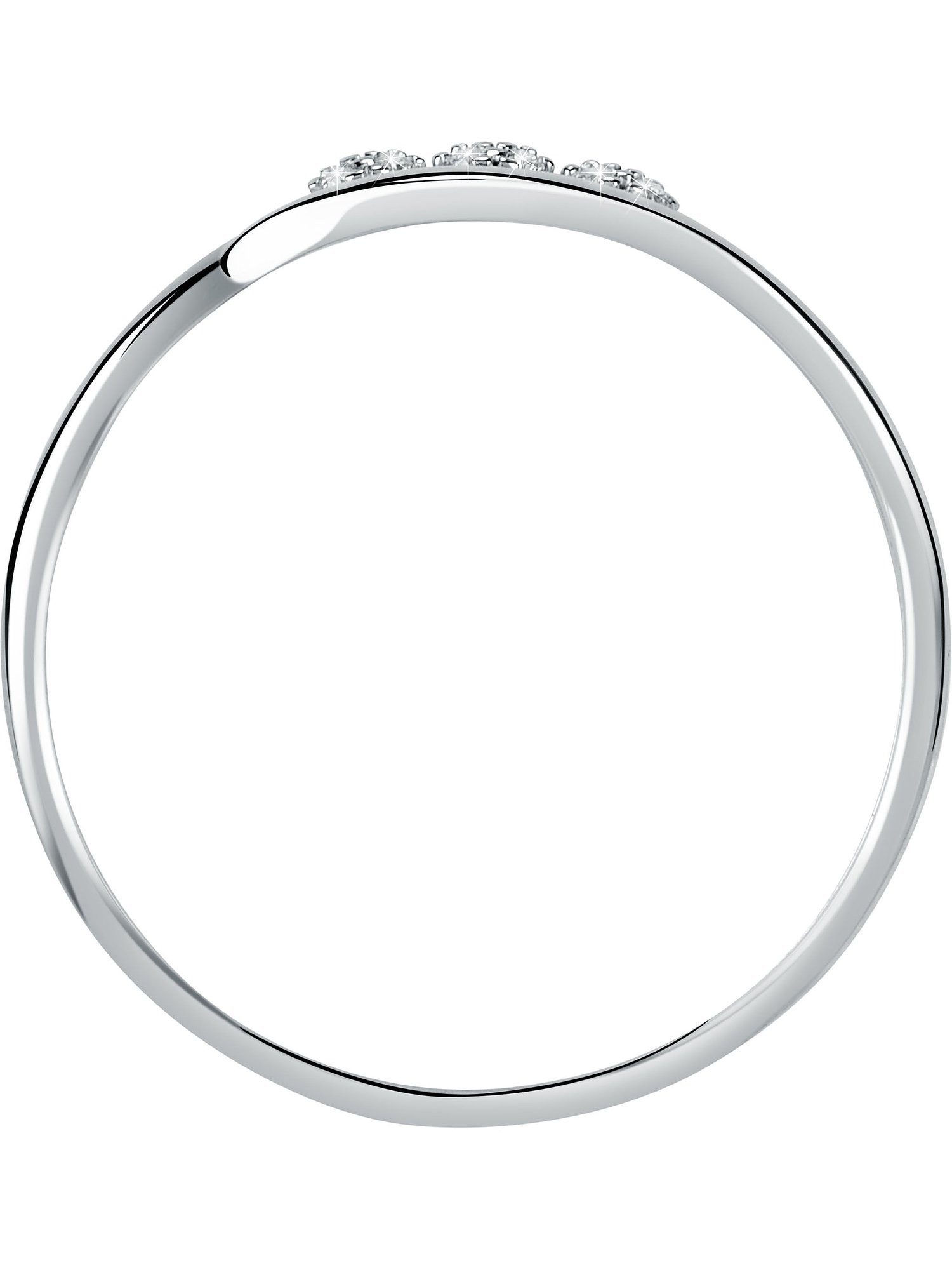 CHRIST Diamantring CHRIST Damen-Damenring 375er Weißgold 12 Diamant