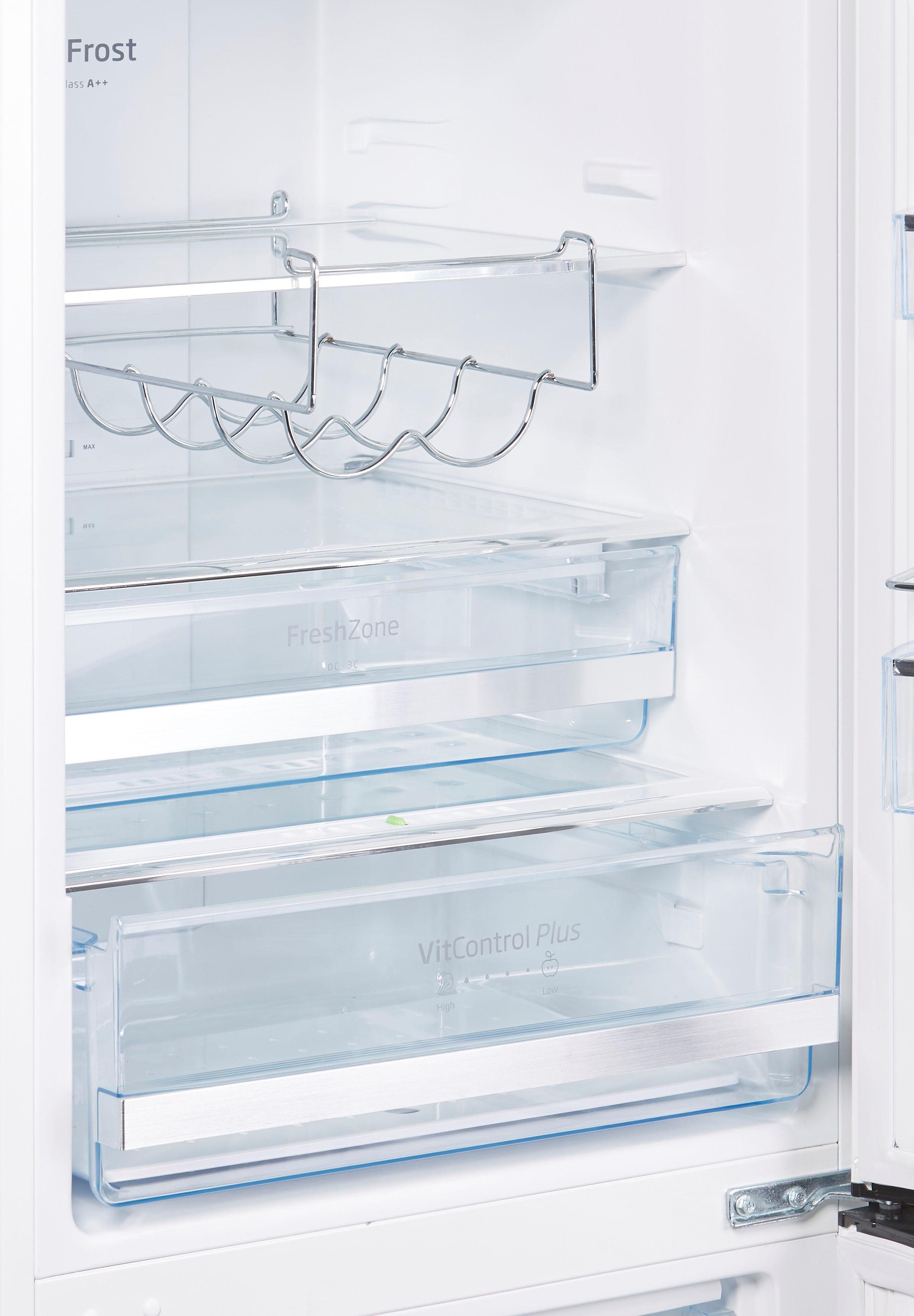 Amica Kühl-/Gefrierkombination VitControl Plus Line KGCN 387 110 W, 170 cm hoch, 54 cm breit