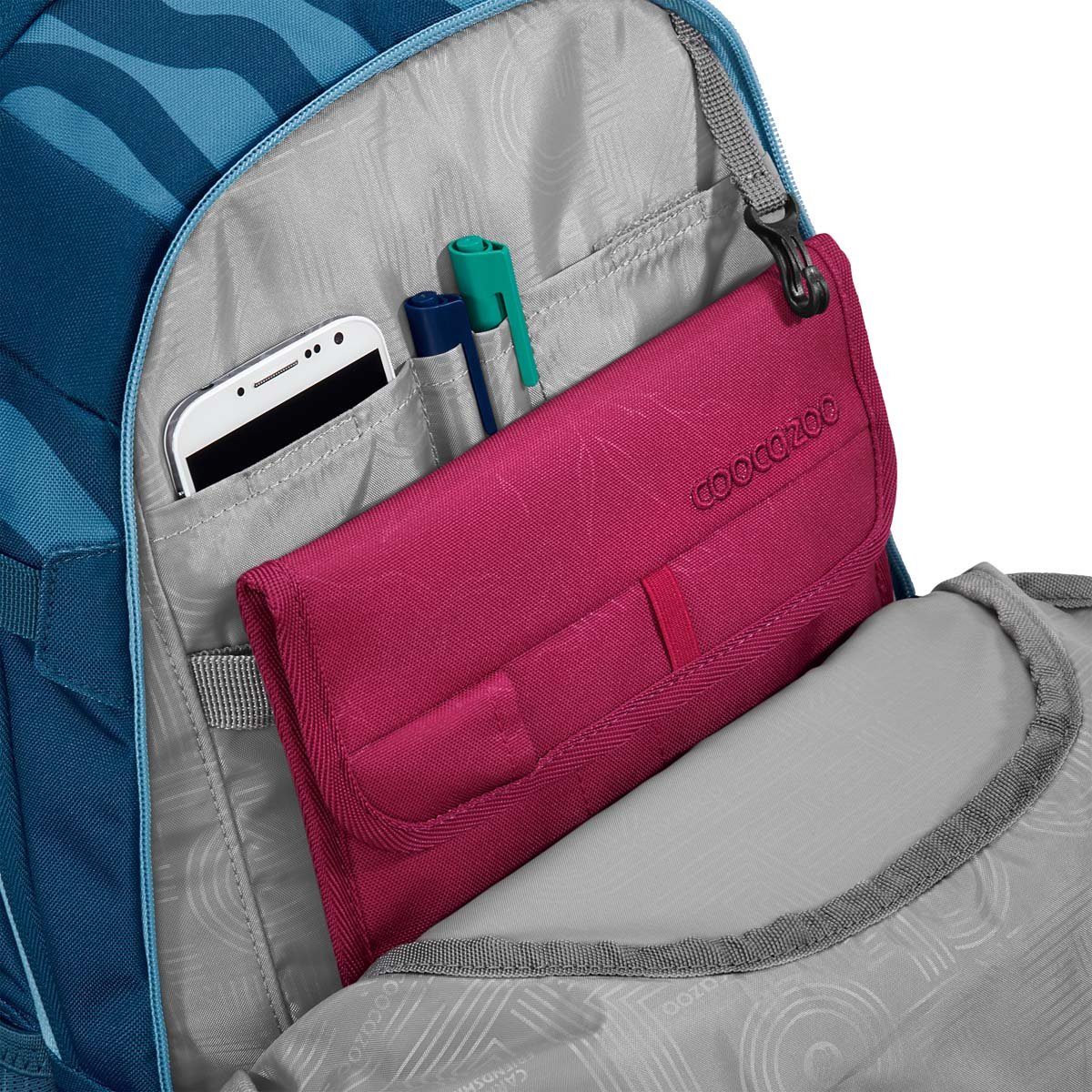 coocazoo Schulranzen Schulrucksack-Set MATE Breaking Waves günstig online kaufen