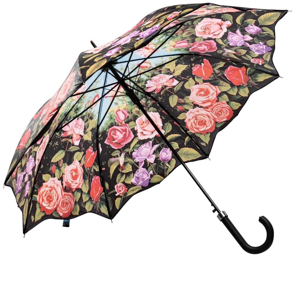 Luckyweather not just any other day Stockregenschirm Regenschirm Motiv ROSE günstig online kaufen