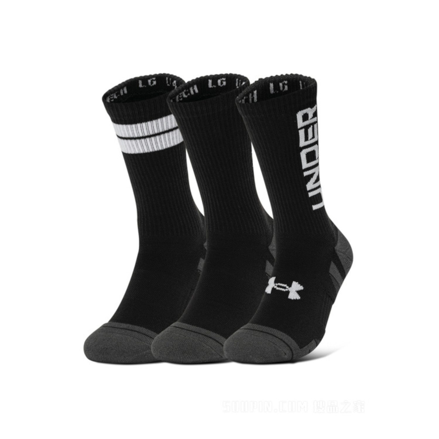 Under Armour® Sportsocken Under Armour Unisex Socken UA Perf Tech Nov 3pk Crew 1379515