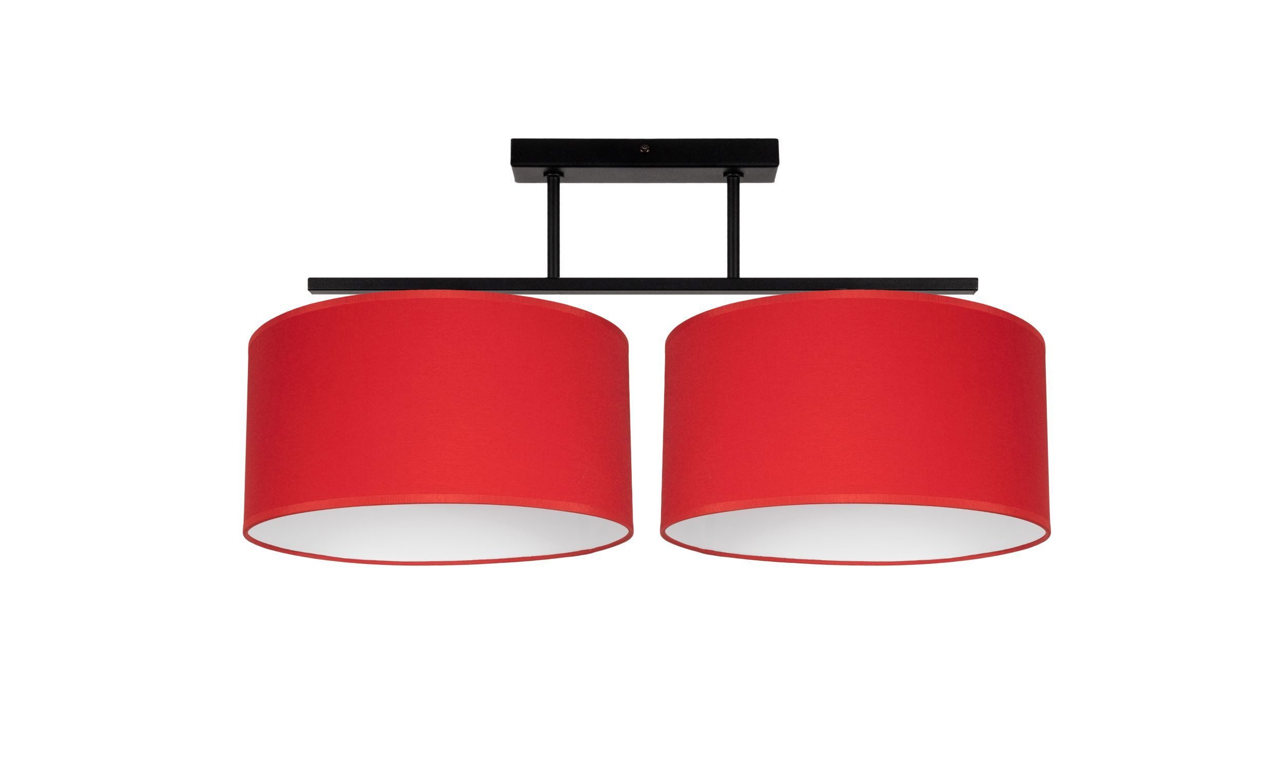 Licht-Erlebnisse Deckenleuchte BIRNO, ohne Leuchtmittel, Metall Stoff E27 S günstig online kaufen