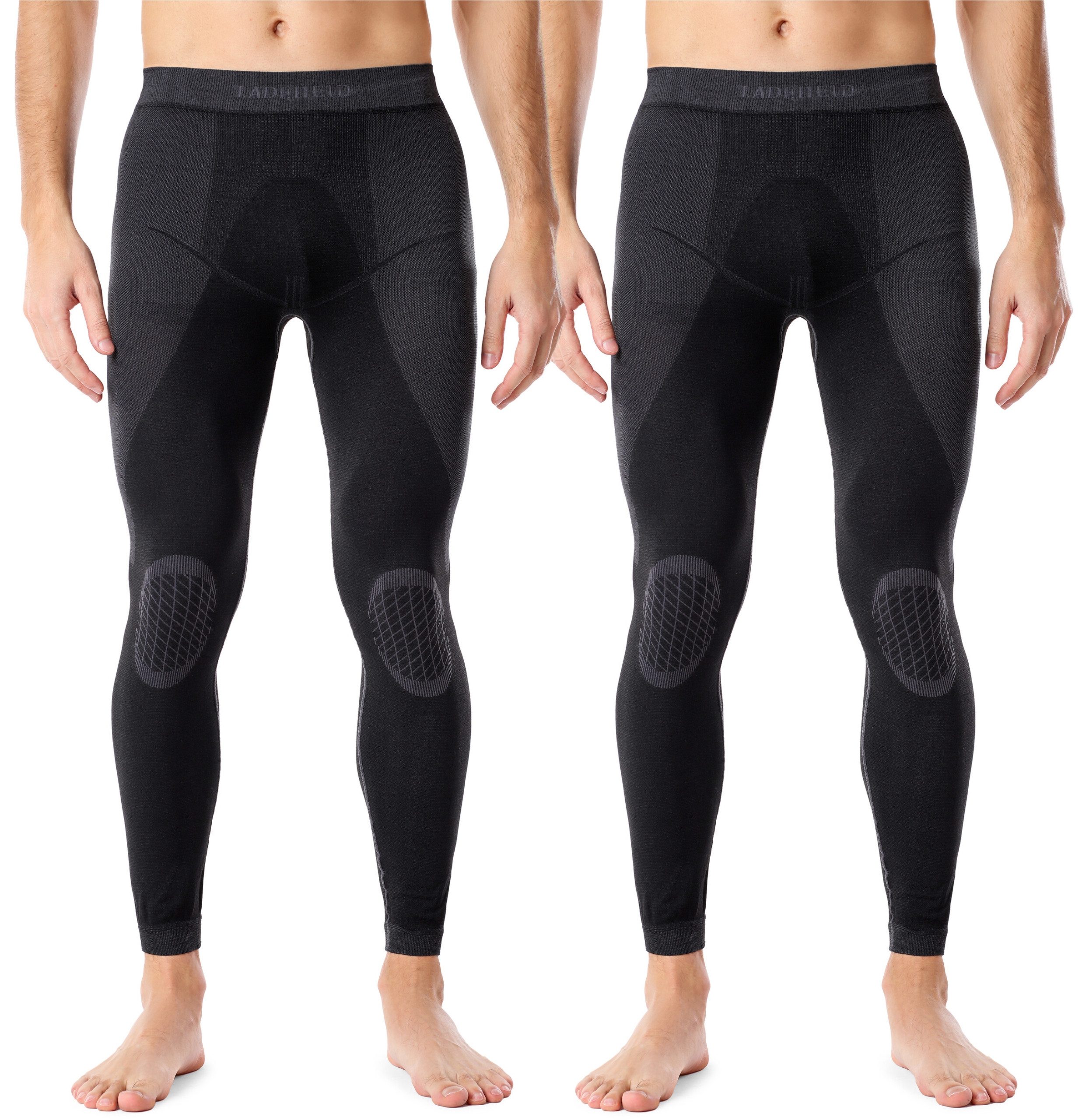Ladeheid Funktionsunterhose 2er Pack Herren Funktionsunterwäsche lange Unterhose LAGI002 (1-St)